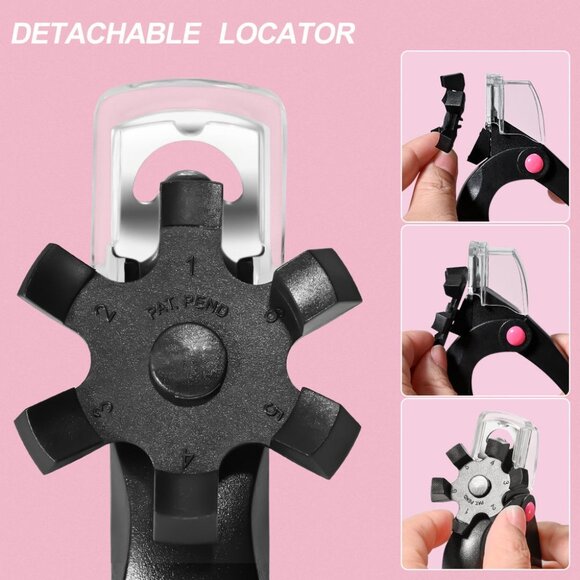 Acrylic Nail Clipper Adjustable Stainless Steel Cutter(1 set) - Picture 4 of 12